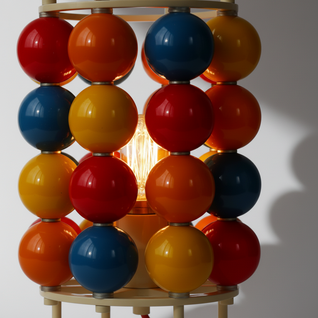 Memphis avant-garde hue spherical colour table lamp