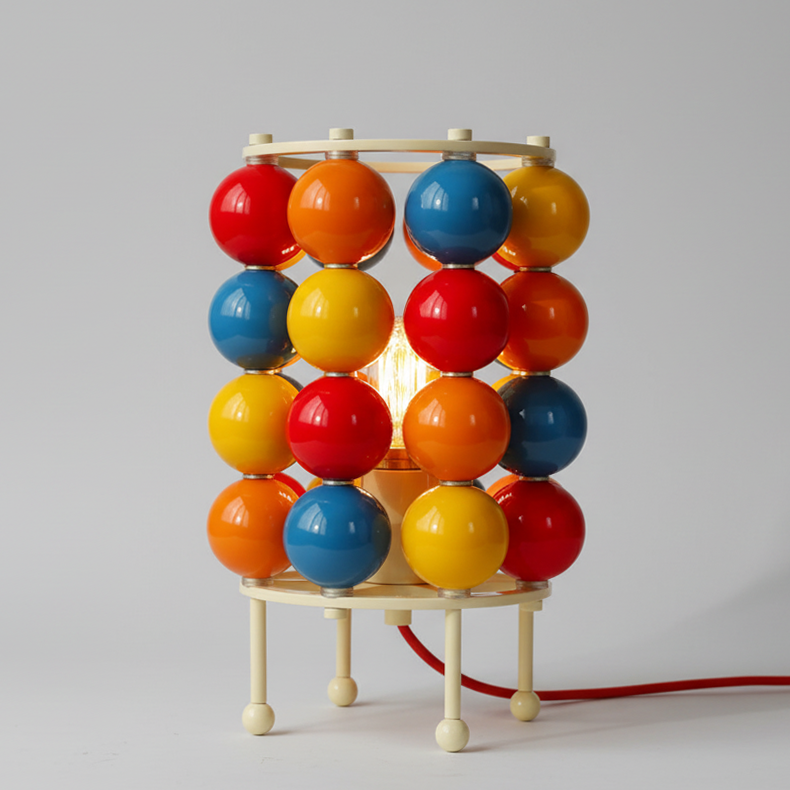 Memphis avant-garde hue spherical colour table lamp