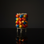 Memphis avant-garde hue spherical colour table lamp