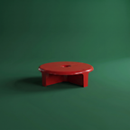 Quattro quarti Italian space age coffee table