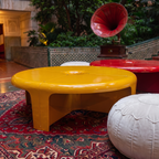 Quattro quarti Italian space age coffee table