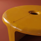 Quattro quarti Italian space age coffee table