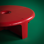 Quattro quarti Italian space age coffee table