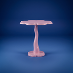 Retro contemporary flower shaped side table