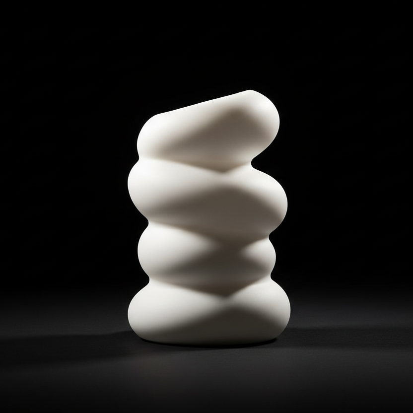 Aalto inspired biomorphic decorative vase