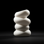 Aalto inspired biomorphic decorative vase