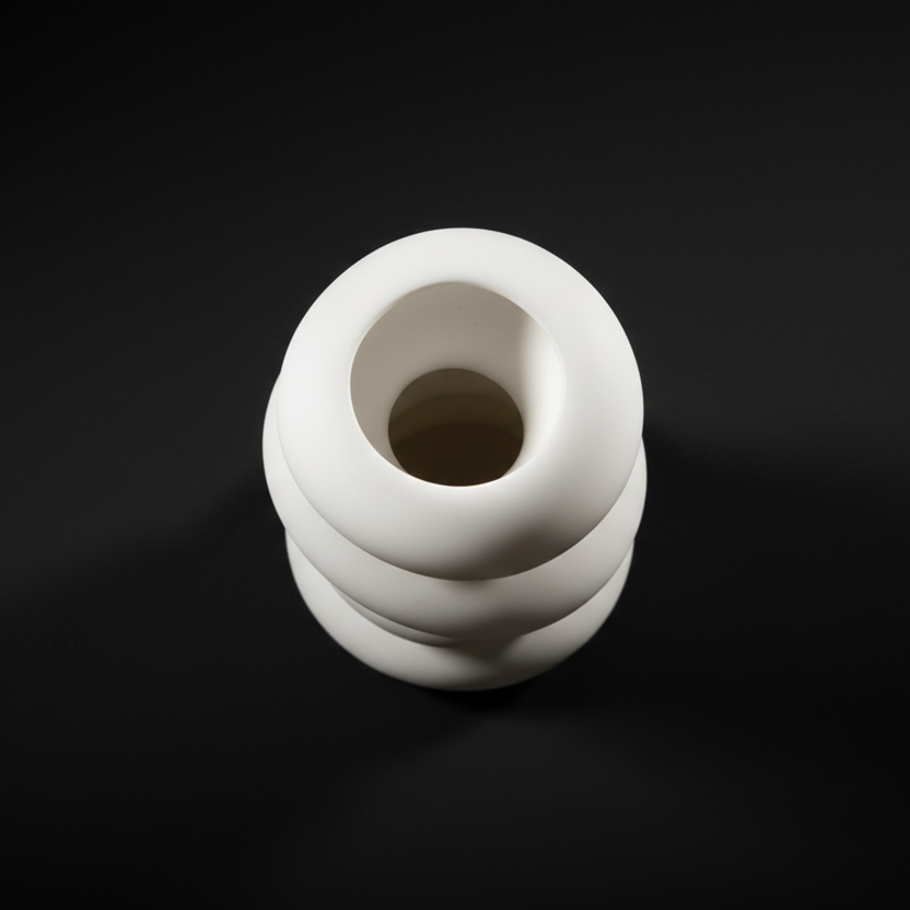 Aalto inspired biomorphic decorative vase