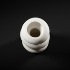 Aalto inspired biomorphic decorative vase