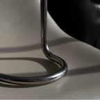 Bauhaus organic u-shaped stainless steel "Gemini candle holder"