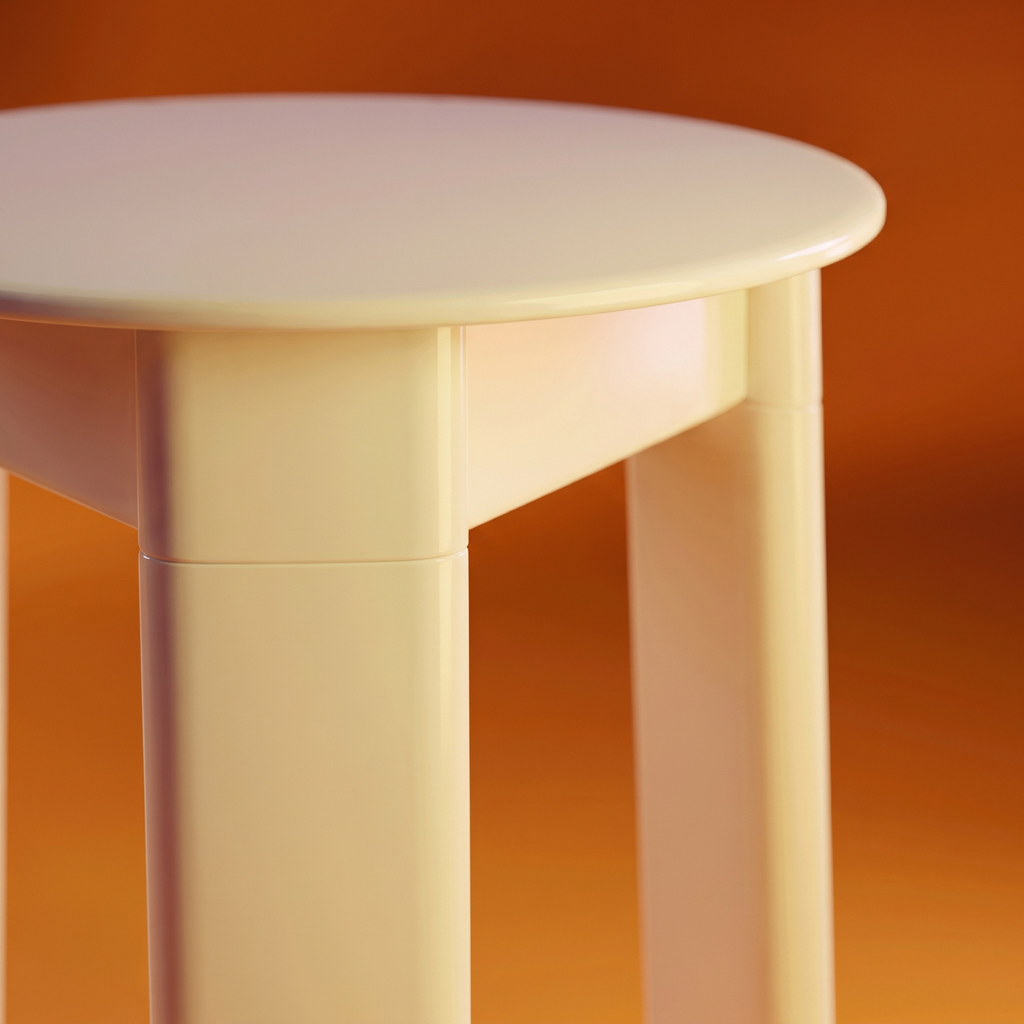 Space Age mid-century organic modernism stool