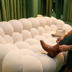 Space age contemporary bubble sofa