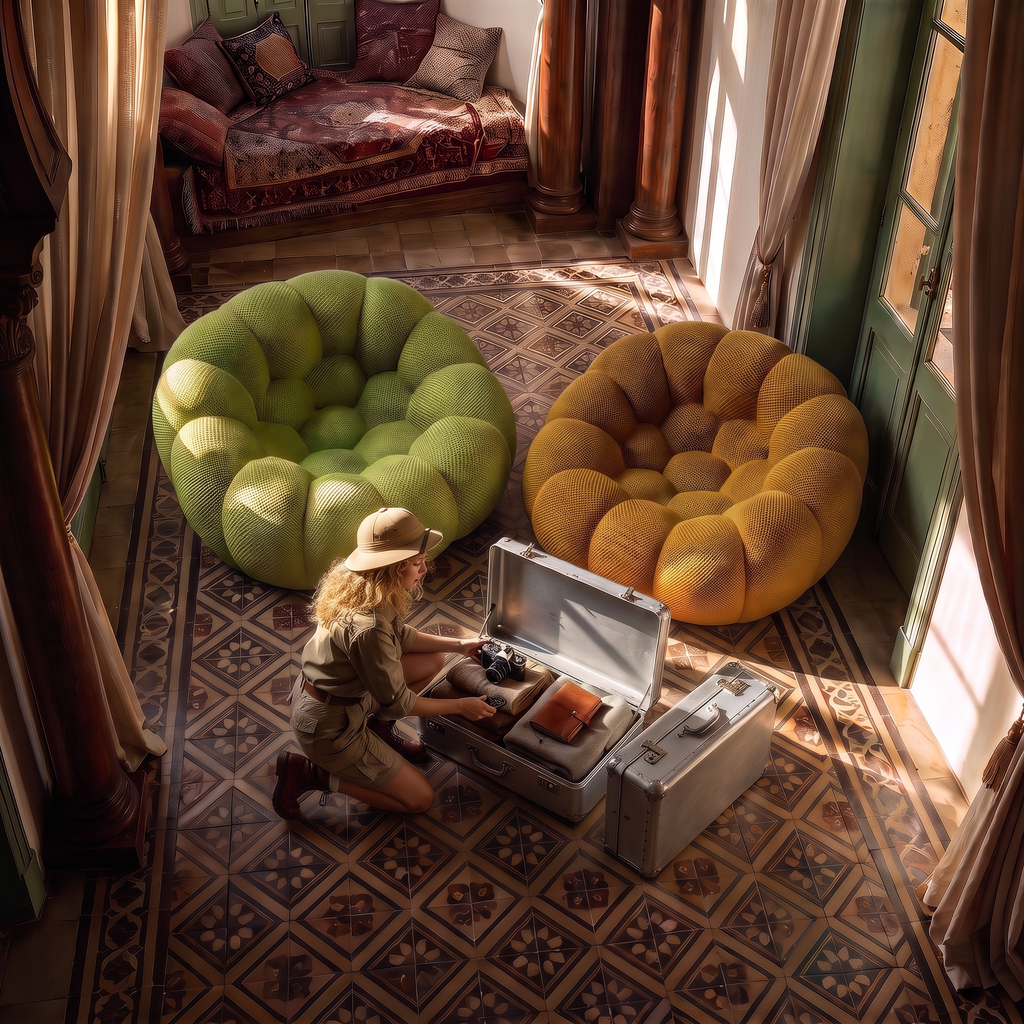 Space age contemporary bubble sofa