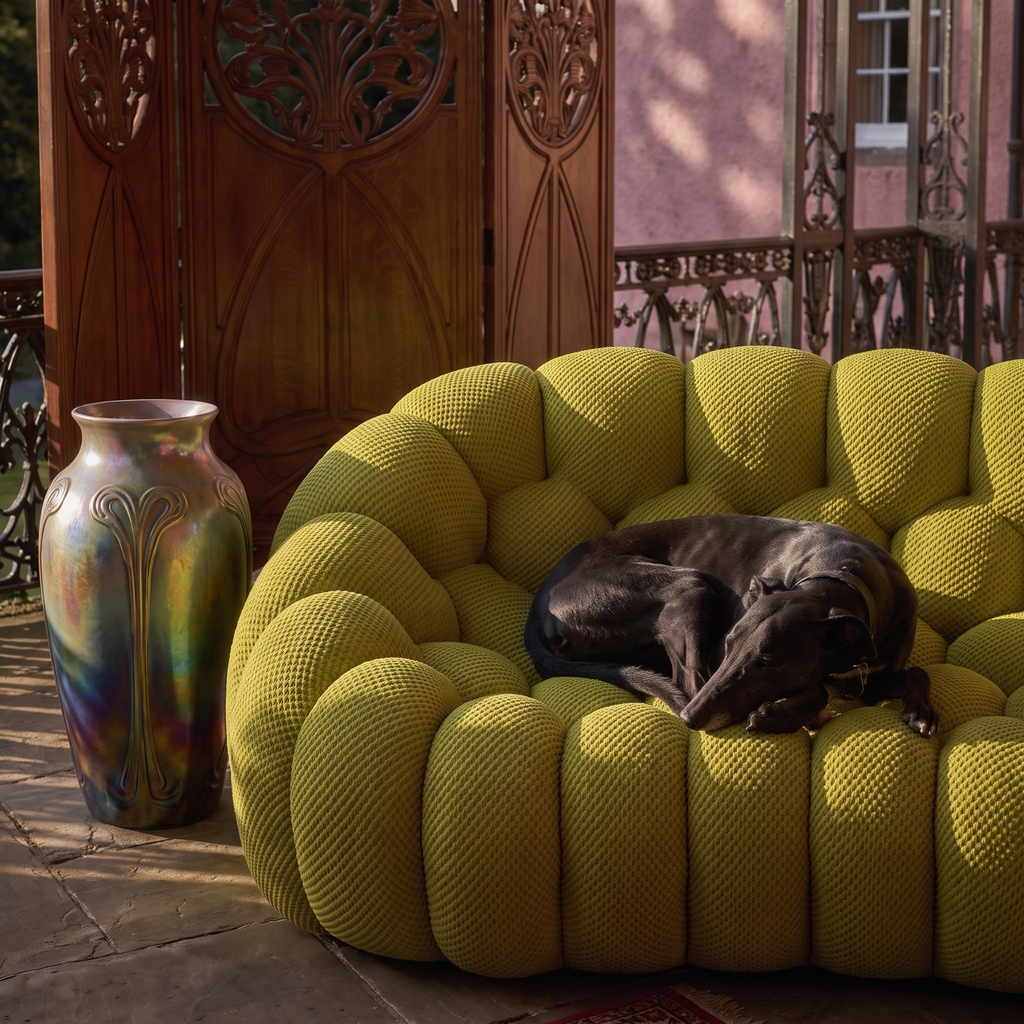 Space age contemporary bubble sofa