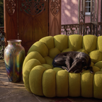 Space age contemporary bubble sofa