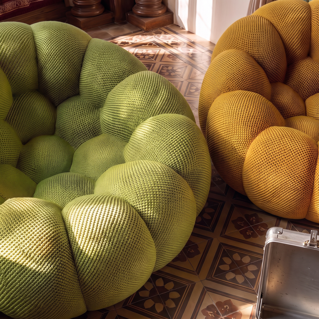 Space age contemporary bubble sofa