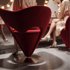 Space age futuristic "cone chair"
