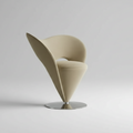 Space age futuristic "cone chair"