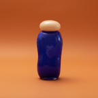 Memphis bonbon glass jar ornament