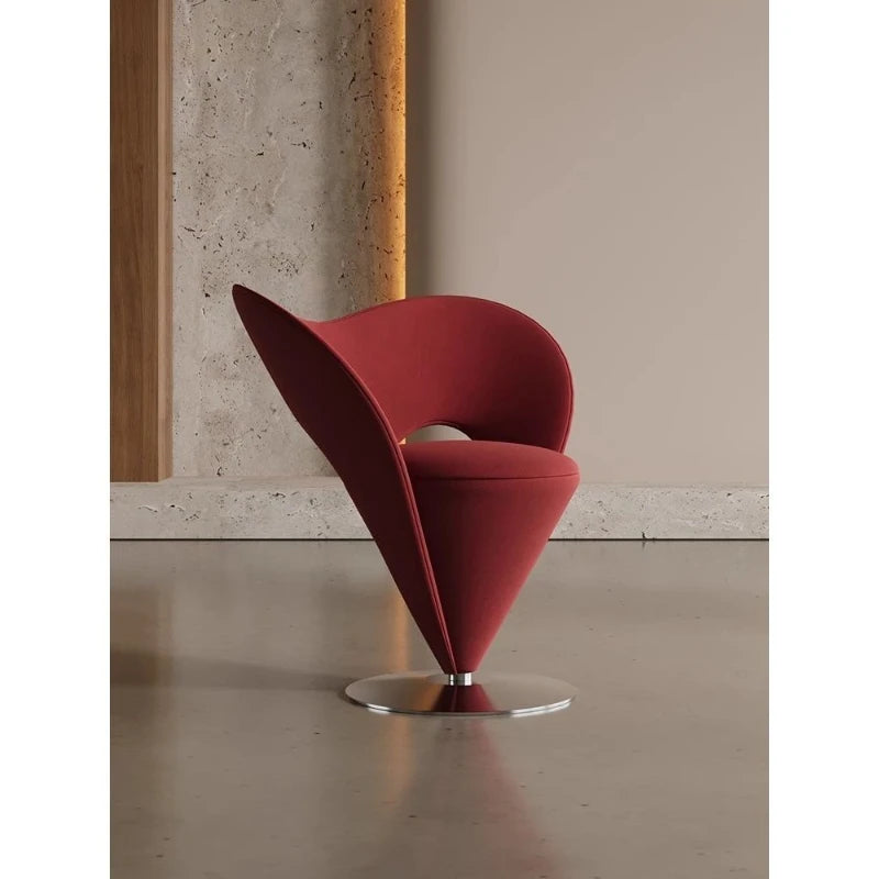 Space age futuristic "cone chair"