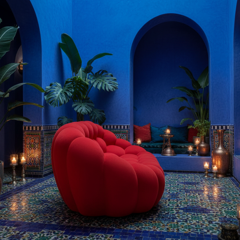 Space age contemporary bubble sofa
