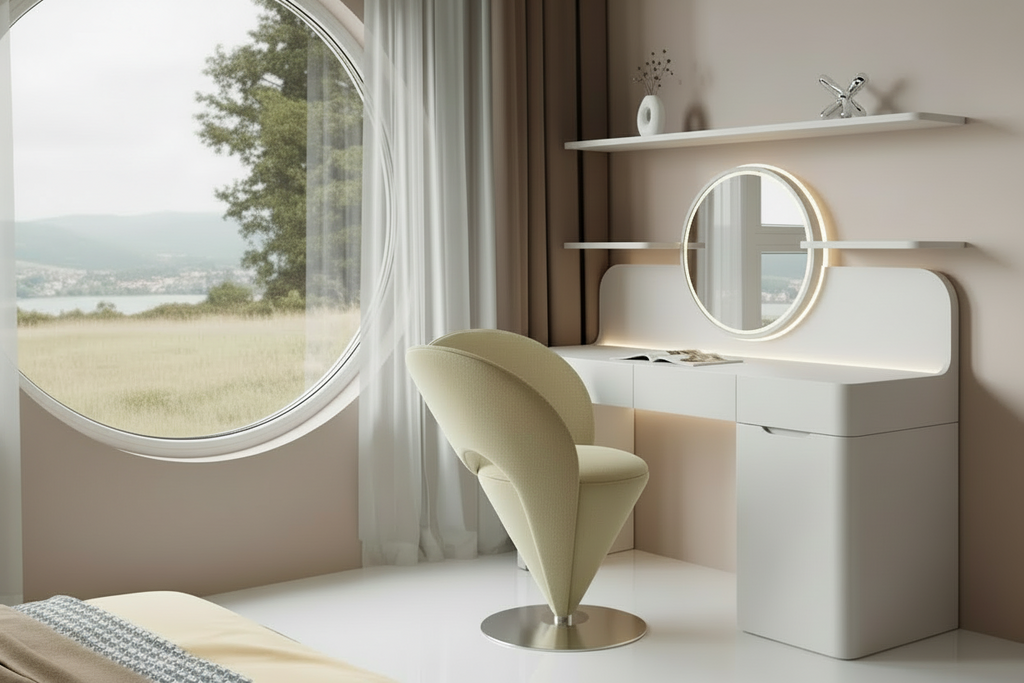 Space age futuristic "cone chair"