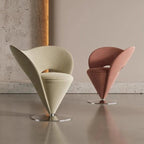 Space age futuristic "cone chair"