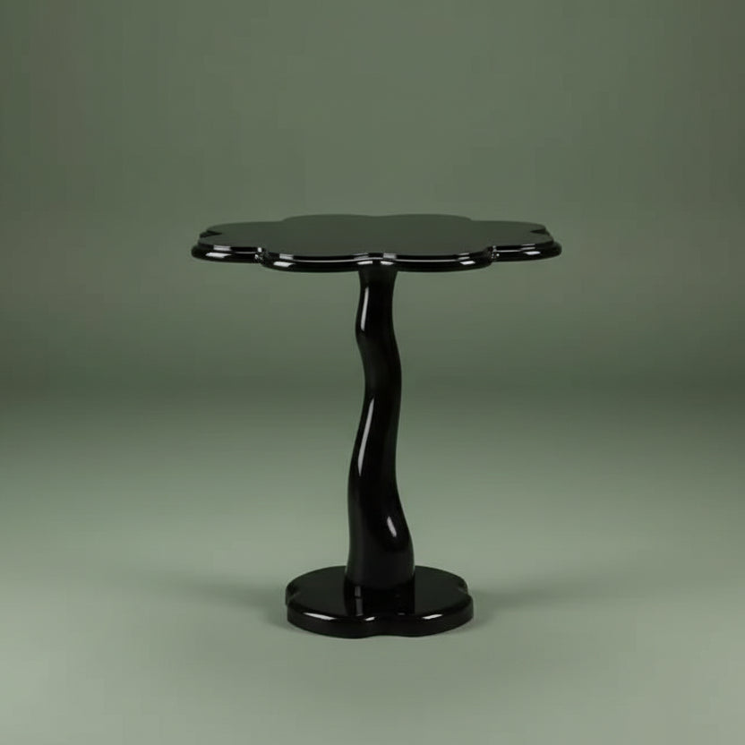 Retro contemporary flower shaped side table