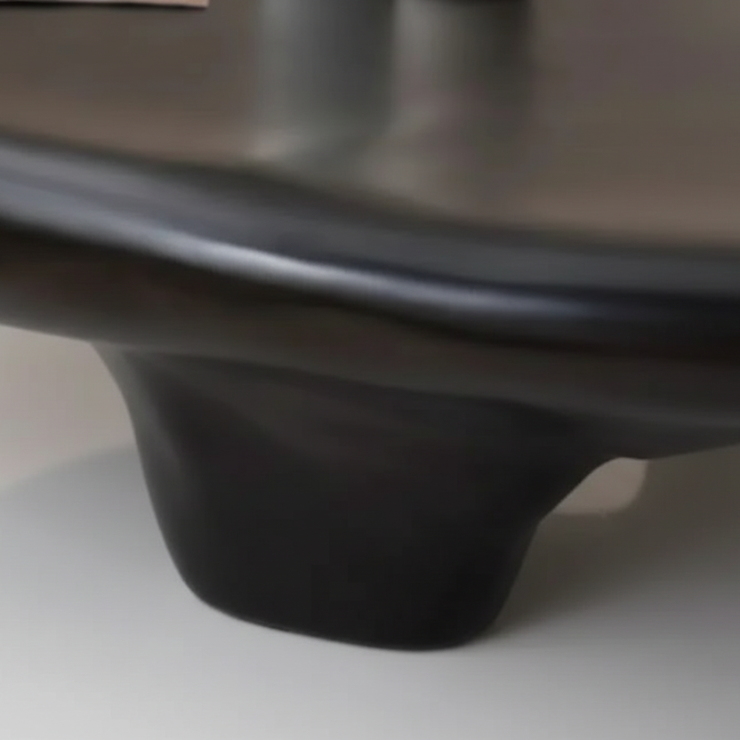 Japandi contemporary tripod coffee table