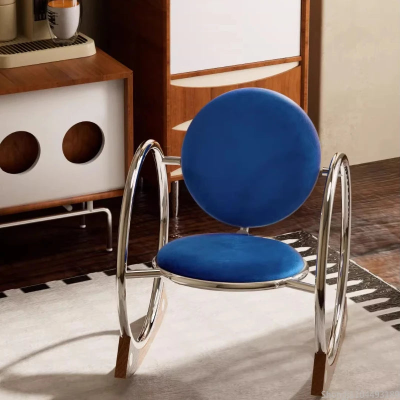 90's bauhaus geometric "dondolo rocking chair"