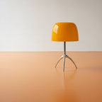 Italian space age glass table lamp accent