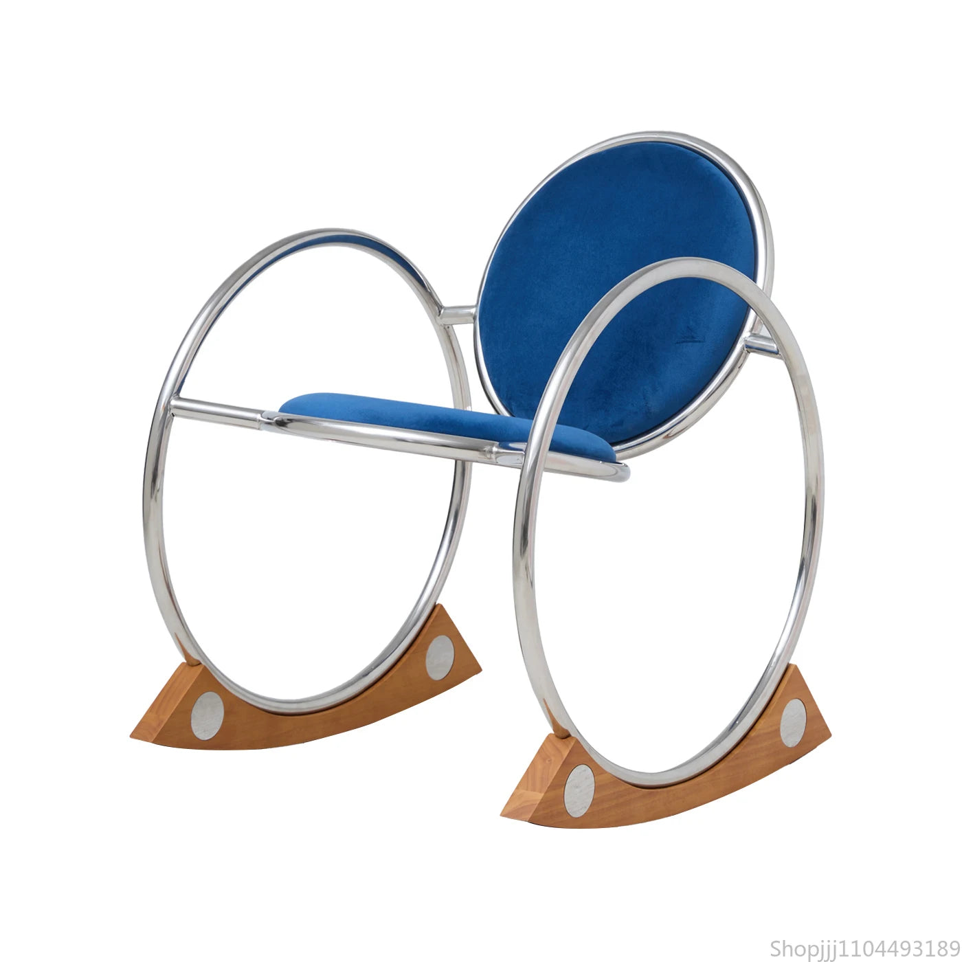 90's bauhaus geometric "dondolo rocking chair"