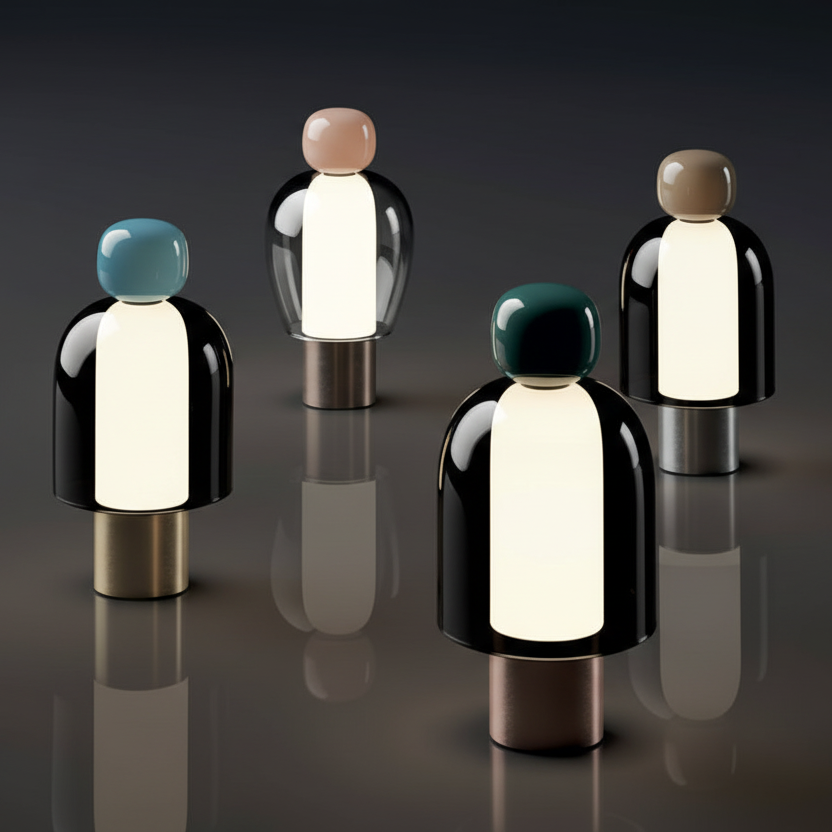"Easy peasy" portable lamp