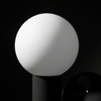 Modern spiral bedside table lamp space age avant garde