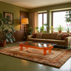 Contemporary Luminous tralucid glass acrylic coffee table