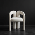 Minimalist memphis dining accent chair