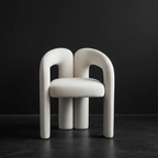 Minimalist memphis dining accent chair