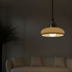 Retro bauhaus minimalist glass led pendant light