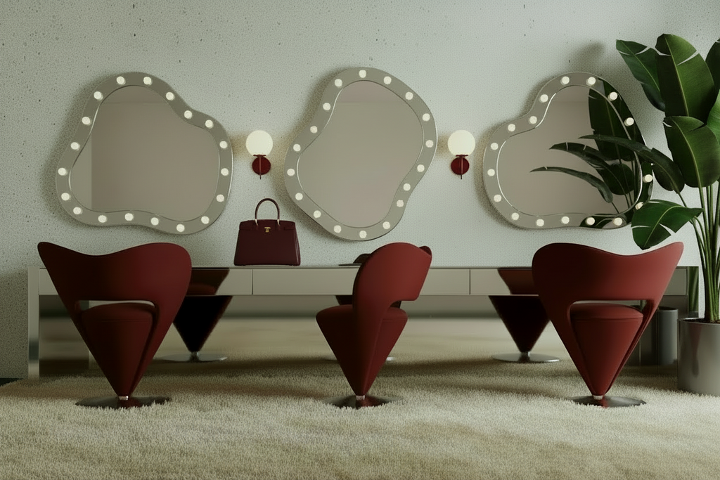 Space age futuristic "cone chair"