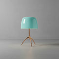 Italian space age glass table lamp accent