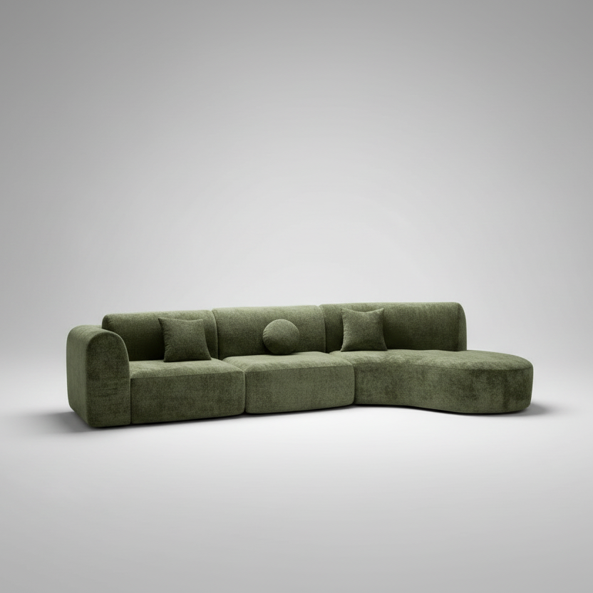 Mid-Century architectural "Eave modular sofa"