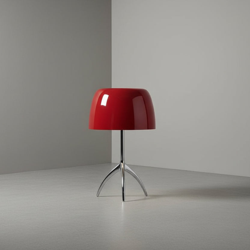Italian space age glass table lamp accent
