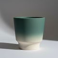 Organic minimalist handmade macaron flower pots
