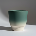 Organic minimalist handmade macaron flower pots