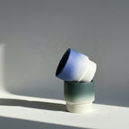 Organic minimalist handmade macaron flower pots