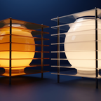 60's acrylic space age spherical table lamp
