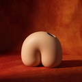 Cashew organic biomorphic abstract ceramic vase