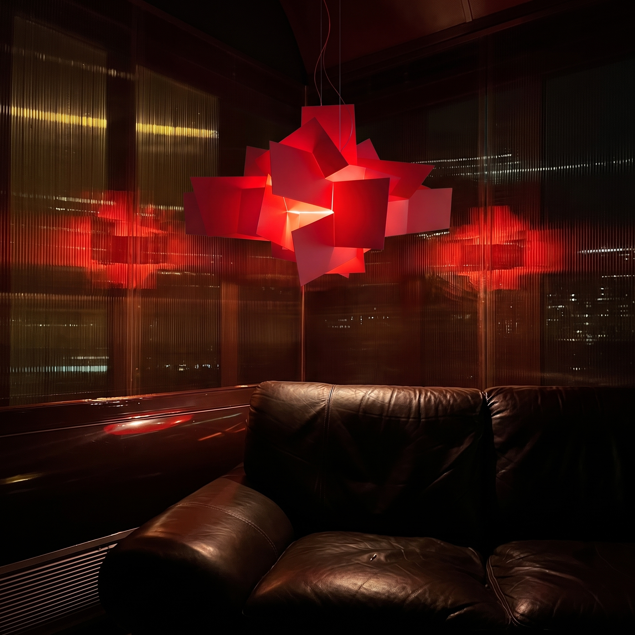 Avant garde memphis stacked acrylic pendant lamp