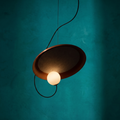 Contemporary vintage organic pendant lamp