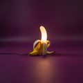 Avant garde pop art memphis banana table lamp