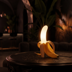 Avant garde pop art memphis banana table lamp